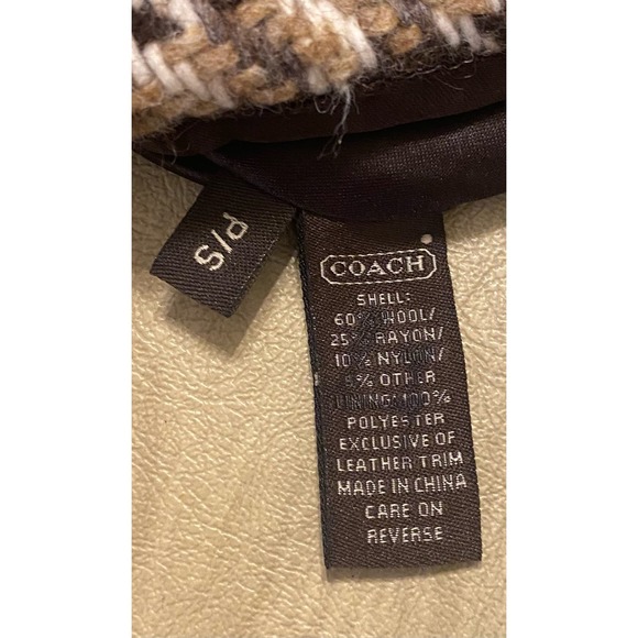 Vintage Coach Kangol Style houndstooth Bucket Hat P/Sm. Excellent condition - Picture 6 of 7